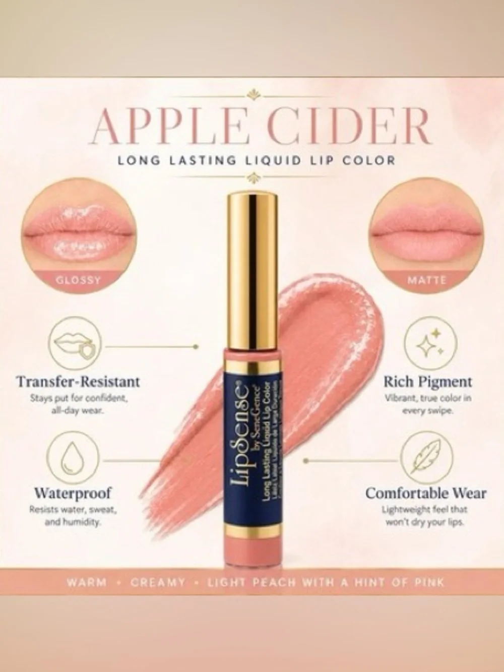 Apple Cider-Lipsense, Long Lasting Lip Color